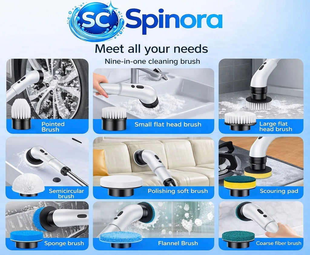 Spinora Electric Spin Scrubber